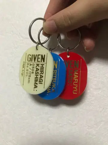 기븐 오벌 키링