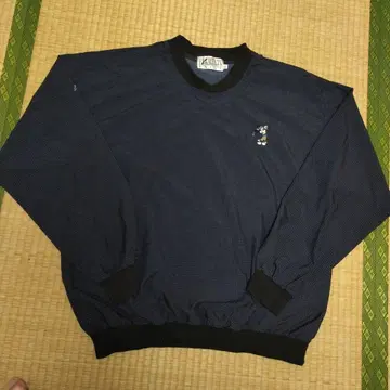 90s USA 디즈니 미키마우스 나일론 풀오버