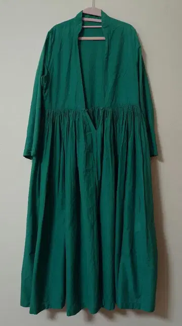 하우스 오브 로터스 그린 롱 셔츠