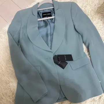 조르지오 아르마니 테일러드 자켓 민트 그린