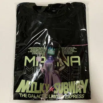 은하 특급 밀키 서브웨이 마키나 T셔츠 XL 사이즈