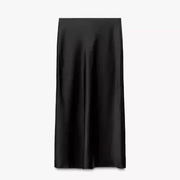 ZARA 새틴 스커트 S 사이즈 블랙