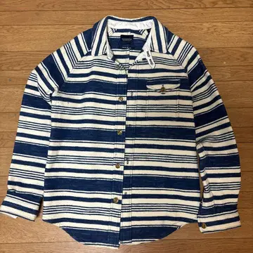 SCOTCH & SODA 스트라이프 플란넬 셔츠 L 사이즈