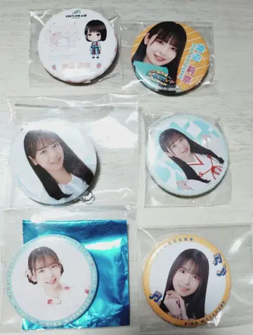 히나타자카46 와타나베 리나 캔뱃지 세트