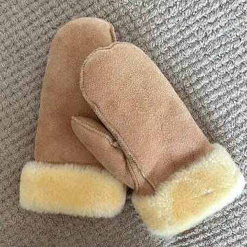 L.L.Bean 엘엘빈 보아 무스탕 장갑 미튼 베이지 여성용 M