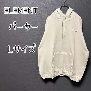 ELEMENT 후드티 L 사이즈 아이보리/오렌지/베이지
