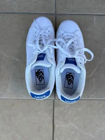 VANS 화이트/블루 스니커즈