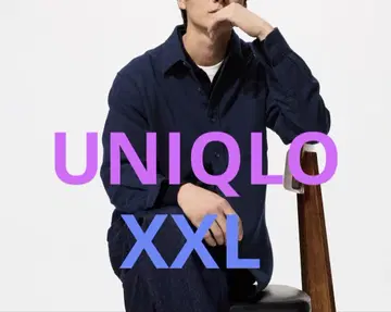 UNIQLO 플란넬 셔츠 네이비