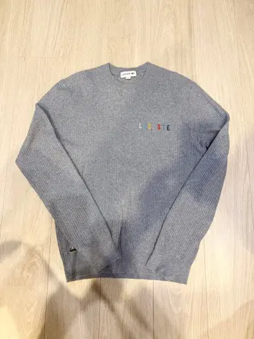 Lacoste 그레이 크루넥 스웨터 US S