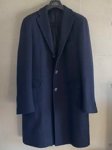 딸리아또레 체스터 코트 네이비 48 브리라 별주 라르디니