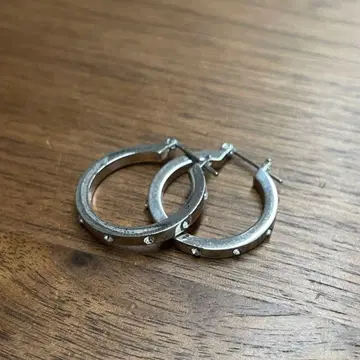 스와로브스키 후프 귀걸이