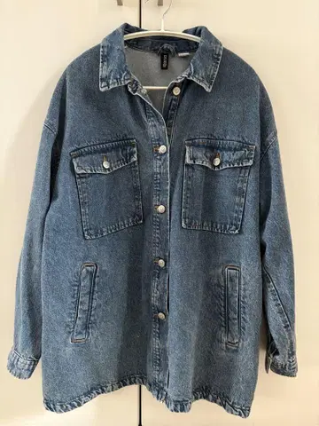 H&M 데님 자켓 오버 사이즈 G DIVIDED
