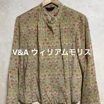 V&A museum 윌리엄 모리스 꽃무늬 블라우스