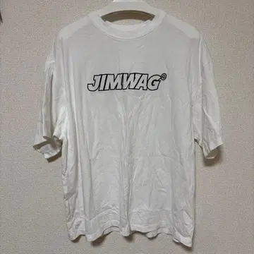 JIMWAG 반팔 T셔츠 화이트