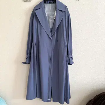 새상품 MORABITO 모라비토 블루 트렌치코트 택 포함