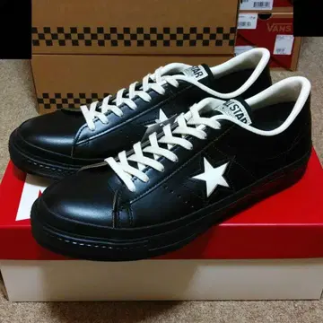 컨버스 원스타 J 블랙 차심 가죽 일본제 올스타