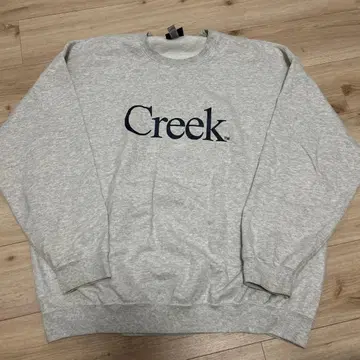 Creek 그레이 맨투맨 2XL