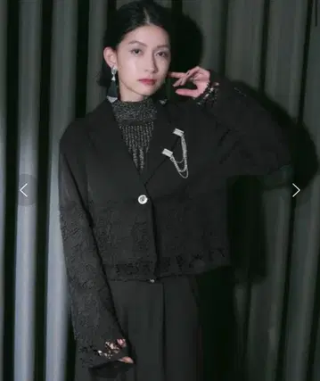 HARE 레이스 도킹 숏 자켓