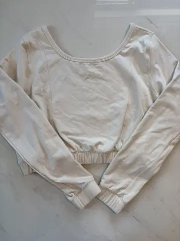 [ 새상품급 ] 룰루레몬 크롭 맨투맨