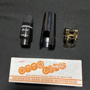 [ 소프라노 색소폰용 ] 오토 링크 마우스피스 하드 러버 5 미사용