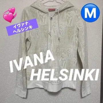 새상품급 이바나 헬싱키 여성용 후드티 M 타이거 애니멀 무늬