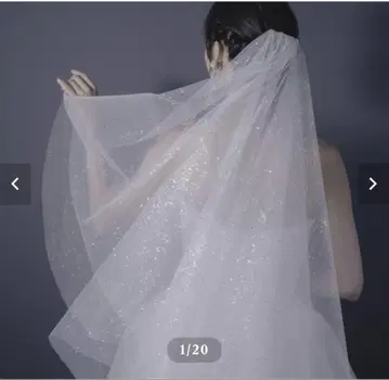 [ 익명 배송 ] AiLE [ Lsize ] 글리터 웨딩 베일
