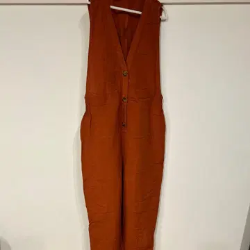 ZARA 오렌지 살로펫 버튼 포함
