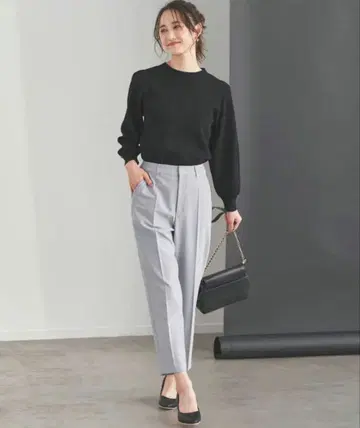 [ any SiS ] 호메라 레이디 테이퍼드 팬츠 라이트 블루 M