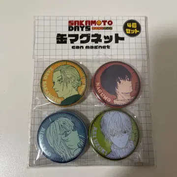 SAKAMOTO DAYS 캔 마그넷 4개 세트