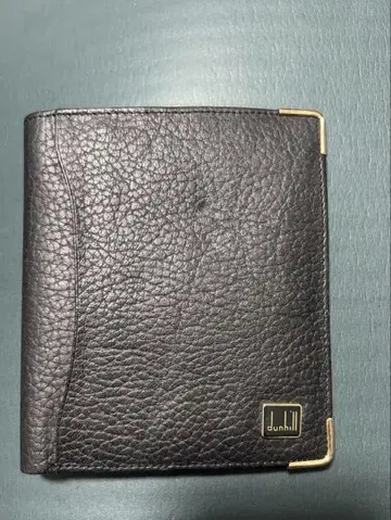 dunhill 접이식 지갑 블랙 가죽