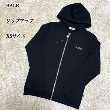 새상품급 BALR. 보라 집업 후드티 Q 시리즈 블랙 XS