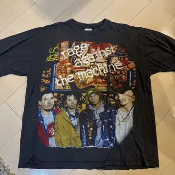빈티지 레이지 어게인스트 더 머신 Tee XL