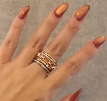 아쉬페 프랑스 스태킹 링 골드 실버 12호 13호