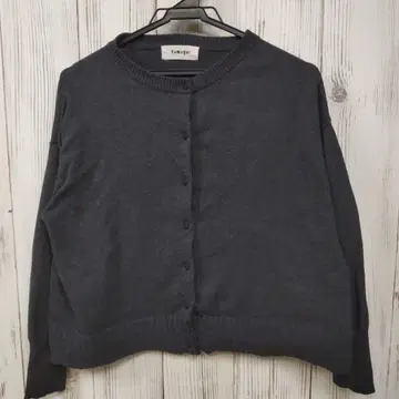 tumugu; 그레이 가디건 긴팔 FREE SIZE