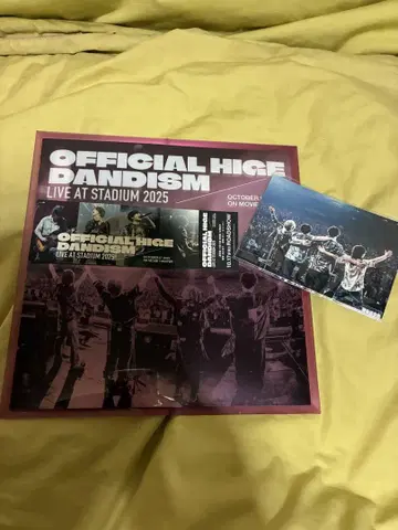 OFFICIAL HIGE DANDISM 영화 팜플렛