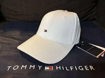 타미힐피거 (TOMMY HILFIGER) 화이트 캡 (프리 사이즈)