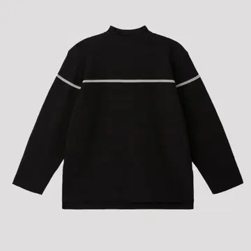 CFCL 모크넥 롱 슬리브 티셔츠 블랙 x 실버 사이즈 3