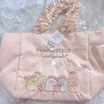 메종 드 플뢰르 스미코구라시 토트백 미니 토트 자수