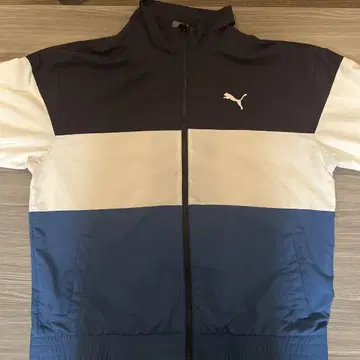 PUMA 자켓 네이비/화이트