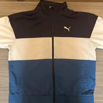 PUMA 트랙 자켓 네이비/화이트