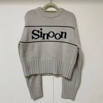 [ 새상품 ] sinoon 니트 라이트 그레이