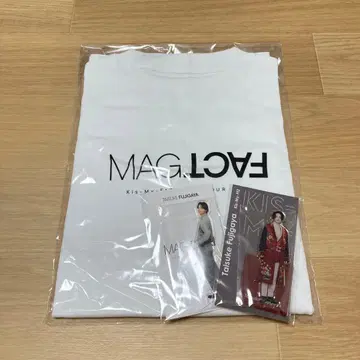 Kis-my-ft2 티셔츠 후지가야 타이스케 아크릴 스탠드 MAGFACT