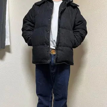 휴스턴 HOUSTON 블랙 다운 자켓 L 사이즈