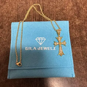 Gila Jewelz 금 십자가 목걸이