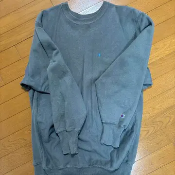 90s Champion 그레이 스웨트 셔츠 리버스 위브