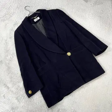 새상품급 [온워드] (F) 캐시미어 100% 테일러드 자켓 코트 네이비