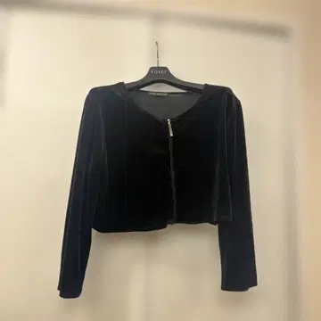 FOXEY NEW YORK 블랙 42 벨로아 볼레로