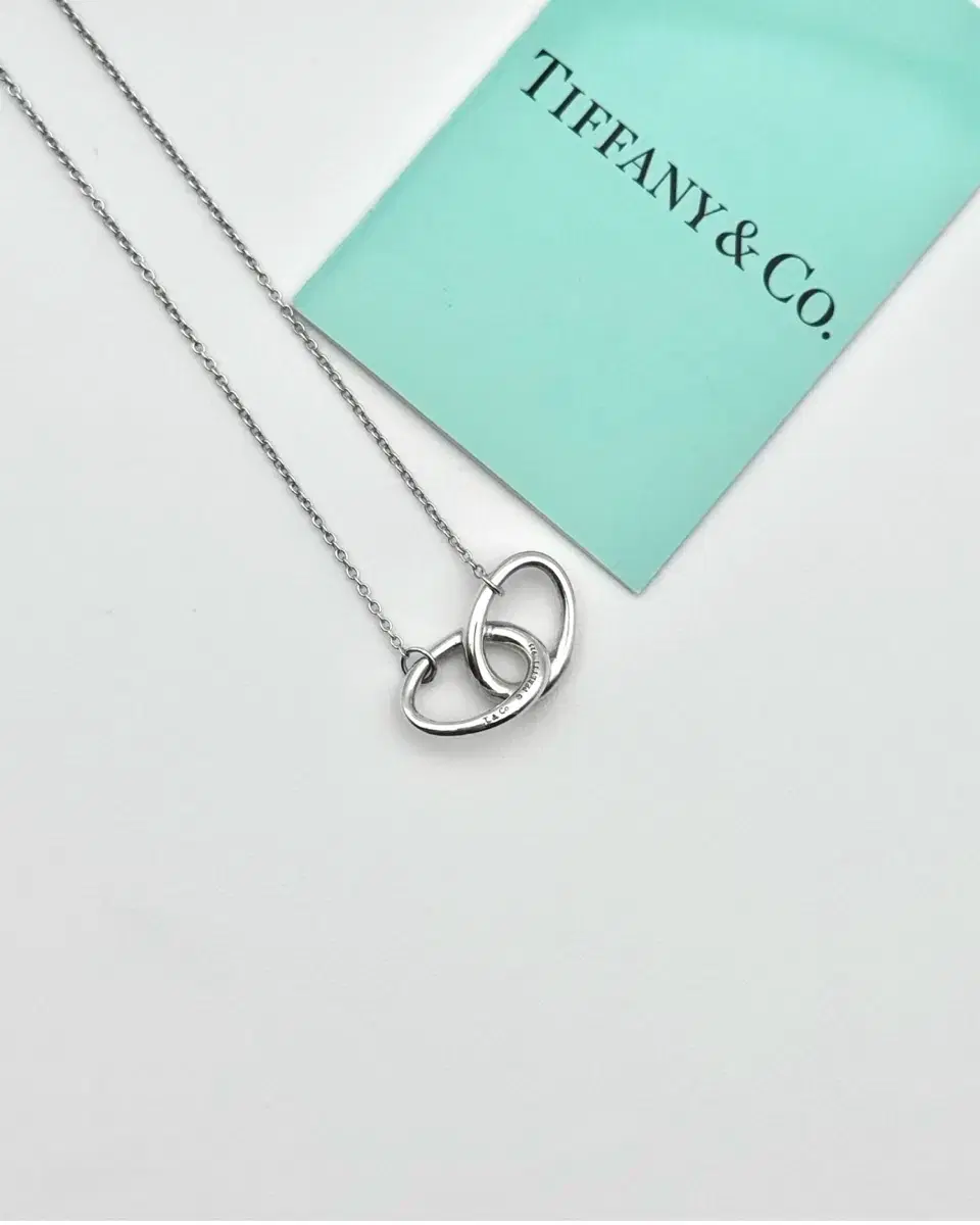 TIFFANY & CO. | 티파니앤코 Tiffany 925 Infinity Necklace (Authentic/Full Set) # 목걸이,#티파니목걸이,#티파니엔코목걸이,#인피니티목걸이,#925목걸이 on Bunjang Global Site.