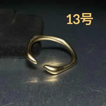 빈티지 패션 반지 골드 13호 후크 디자인