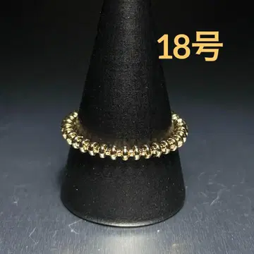 빈티지 패션 반지 골드 18호 비즈 반지 개성 있는 디자인